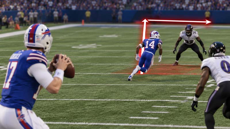 what is a dig route in football