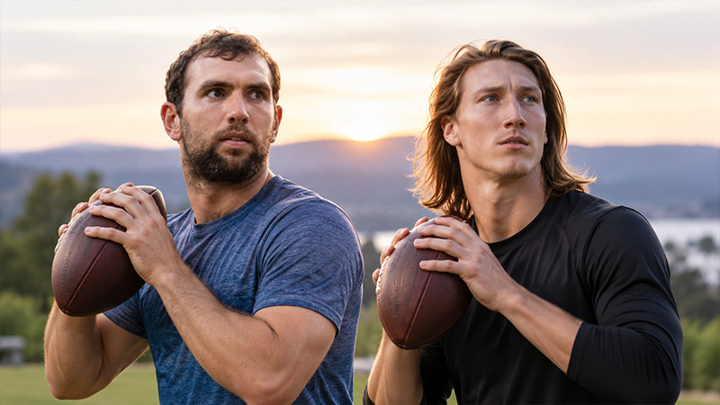 Andrew Luck vs. Trevor Lawrence